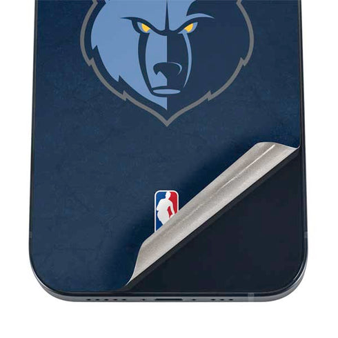 NBA Memphis Grizzlies Distressed iPhone 16 Plus Skin
